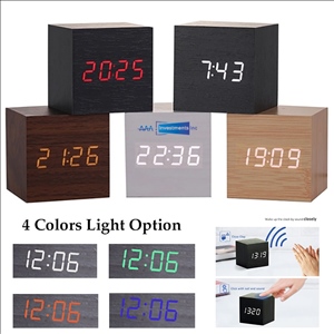 Cube LED Alarm Clock